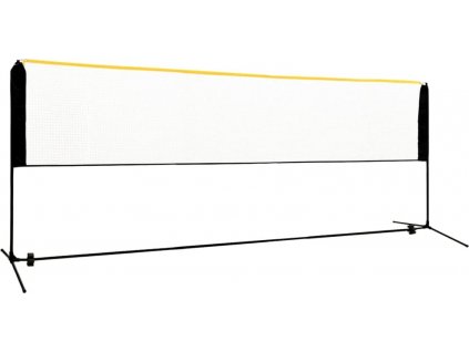 Nastavitelná badmintonová síť 400 x 103 x 94–158 cm kov [93368]