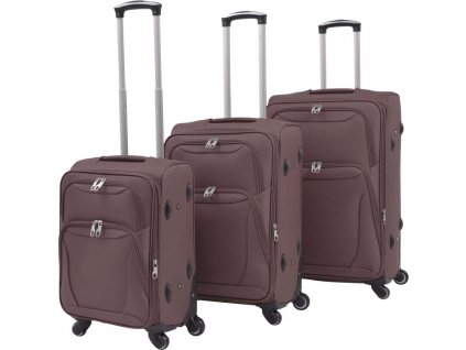 3dílná souprava měkkých kufrů na kolečkách, [91318]