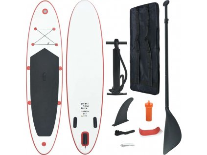 Nafukovací SUP paddleboard černo-bílý [92203]