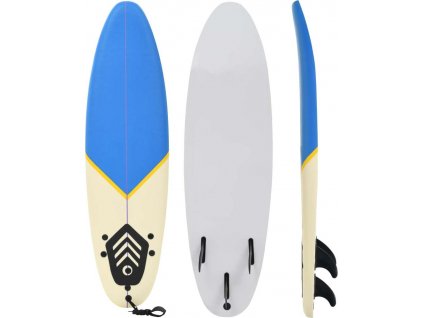 Surfové prkno 170 cm modro-krémové [91687]