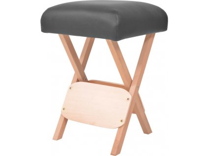 Skládací masážní stolička s 12 cm silným sedákem [110149]