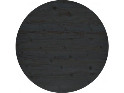 Stolní deska Ø 90 x 2,5 cm masivní borové dřevo [813664]