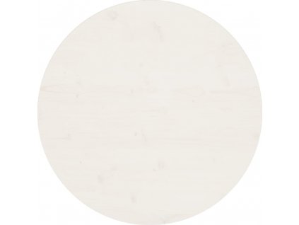 Stolní deska Ø 70 x 2,5 cm masivní borové dřevo [813655]