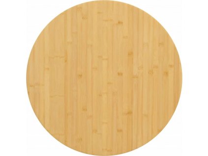 Stolní deska Ø 60 x 1,5 cm bambus [352674]