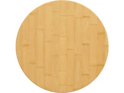 Stolní deska Ø 50 x 1,5 cm bambus [352673]