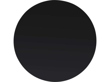 Stolní deska Ø 70 x 0,8 cm tvrzené sklo mramorový design [244616] (Barva Černá)