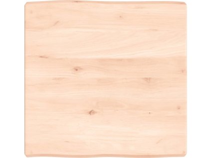 Stolní deska 60x60x(2-6)cm ošetřený dub živá hrana [363871]