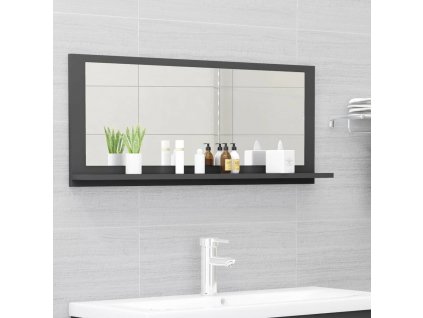 Koupelnové zrcadlo 90 x 10,5 x 37 cm dřevotříska [804582]