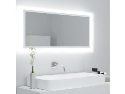 LED koupelnové zrcadlo 100 x 8,5 x 37 cm akrylové [804940]