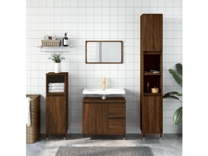 Koupelnová skříňka 30 x 30 x 190 cm kompozitní dřevo [831529]