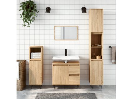 Koupelnová skříňka 65 x 33 x 60 cm kompozitní dřevo [831607]