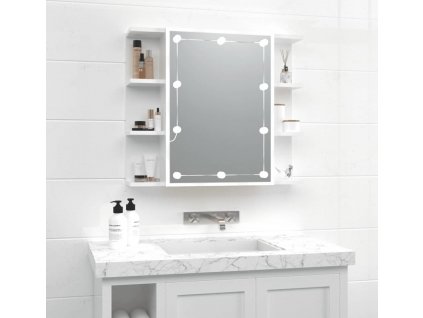 Zrcadlová skříňka s LED 70 x 16,5 x 60 cm [808879]