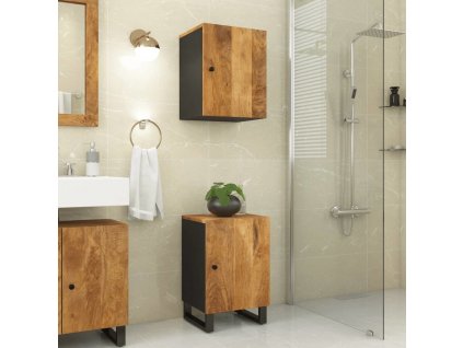 Koupelnová skříňka 38 x 33 x 58 cm masivní mangovníkové dřevo [351997]
