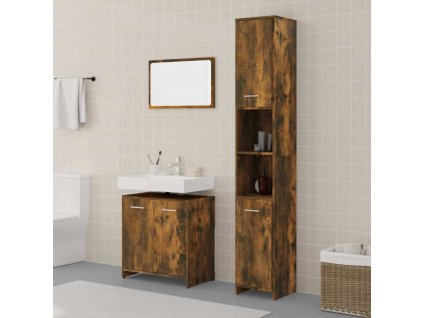 3dílný set koupelnového nábytku dřevotříska [3152716]
