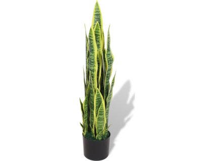 Umělá rostlina sansevieria s květináčem 90 cm [244427]