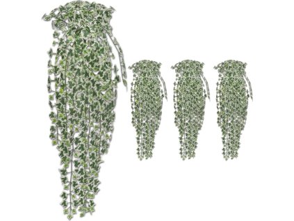 Umělé břečťanové trsy 4 ks 90 cm [3051481] (Barva Světle zelená)