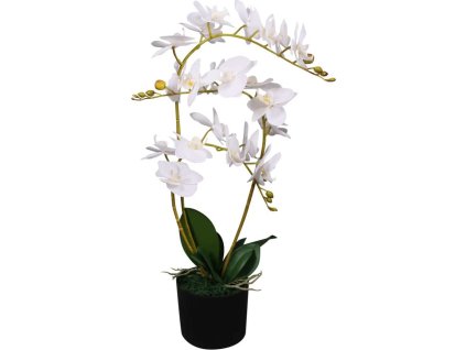 Umělá rostlina orchidej s květináčem 65 cm [244423]