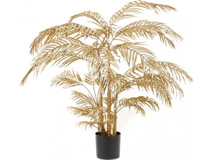 Umělá palma areková 145 cm zlatá [437358]