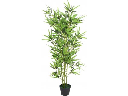 Umělá rostlina bambus s květináčem 120 cm zelený [244456]