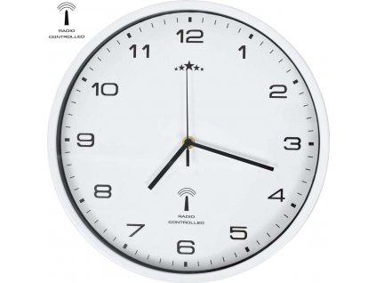 Rádiem řízené nástěnné hodiny se strojkem Quartz 31 cm [50616]