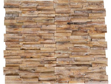 Nástěnné obkladové panely 10 ks 1,01 m² masivní teakové dřevo [326177]