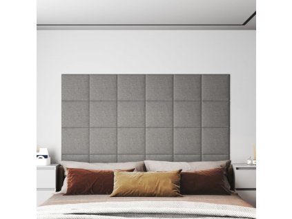 Nástěnné panely 12 ks 30 x 30 cm textil 1,08 m² [343789]