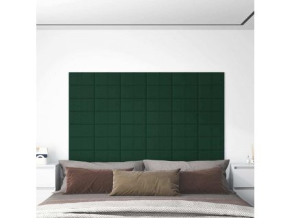 Nástěnné panely 12 ks 30 x 15 cm textil 0,54 m² [344016]