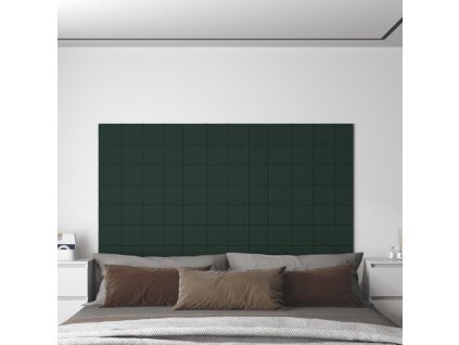 Nástěnné panely 12 ks 60 x 15 cm textil 1,08 m² [344056]