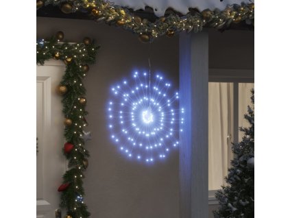 Vánoční hvězdicová světla 8 ks 140 ch LED diod 17 cm [3190513]