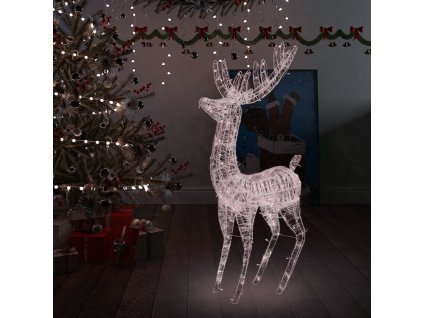 XXL Akrylový vánoční sob 250 LED 180 cm světlo [329785]