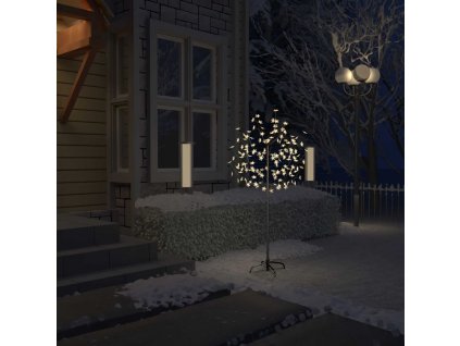 Vánoční strom 120 LED světlo třešňový květ 150 cm [51262]