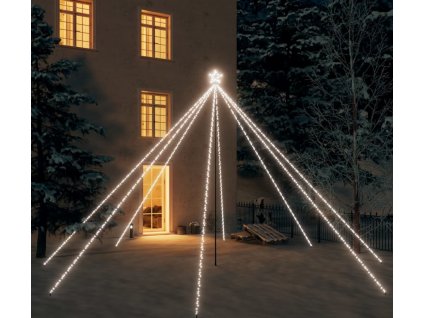 Vánoční světelný strom dovnitř i ven 800 LED 5 m [328750]