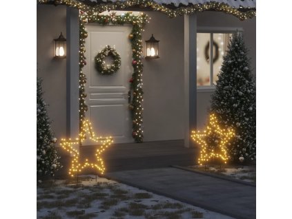 Vánoční světelná dekorace s hroty Hvězda 115 LED diod 85 cm [357715]