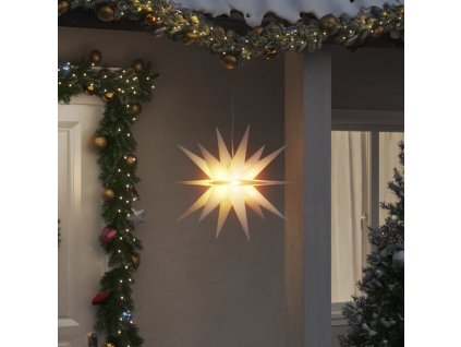 Svítící vánoční hvězda s LED skládací 57 cm [356188]