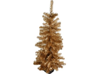 Vánoční stromek stolní zlatý pokovený 120 cm [439773]