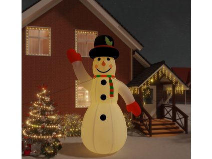 Vánoční nafukovací sněhulák s LED diodami 455 cm [345279]