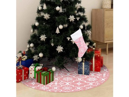 Luxusní podložka pod vánoční stromek s punčochou 150 cm [330286]
