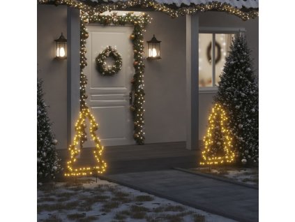 Vánoční světelná dekorace s hroty Stromek 115 LED diod 90 cm [357727]