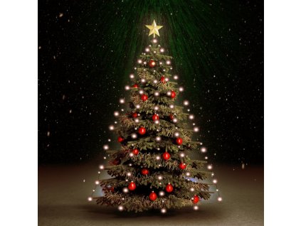 Světelná síť na vánoční stromek 210 ch LED diod 210 cm [50700]