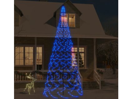 Vánoční stromek na stožár 1 400 ch LED diod 500 cm [343544]
