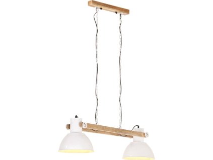 Závěsné svítidlo 25 W patina 85 x 28 x 109 cm E27 [320528] (Barva Bílá)