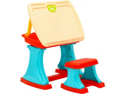 Dětský výtvarný stolek a stojan nastavitelný [80343]