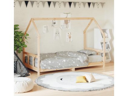 Dětská postel 90 x 200 cm masivní borové dřevo [835718]