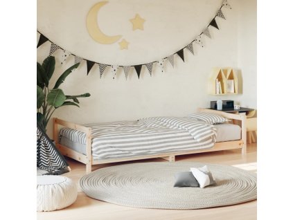Dětská postel 90 x 190 cm masivní borové dřevo [834402] (Barva Přírodní)