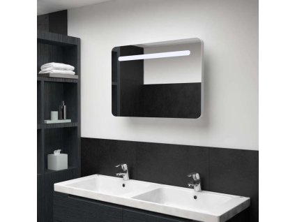LED koupelnová skříňka se zrcadlem 80 x 9,5 x 55 cm [285120]