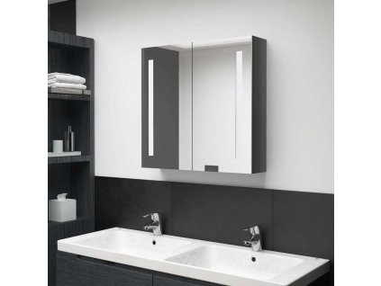 LED koupelnová skřínka se zrcadlem 62 x 14 x 60 cm [326521]