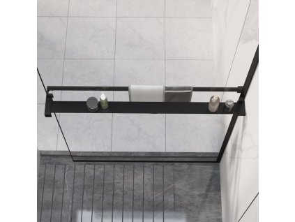 Police na stěnu průchozí sprchy 90 cm hliník [153621]