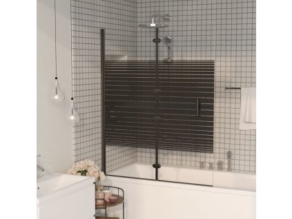 Skládací sprchový kout ESG 100 x 140 cm černý [150741]