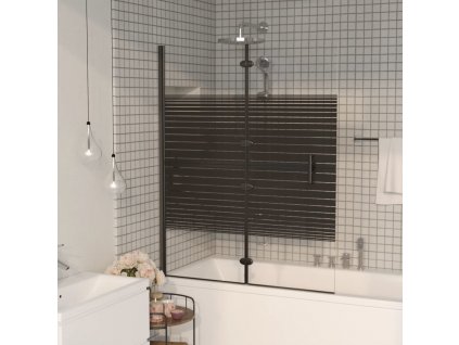 Skládací sprchový kout ESG 120 x 140 cm černý [150742]