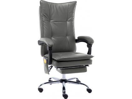 Masážní kancelářská židle umělá kůže [20361]